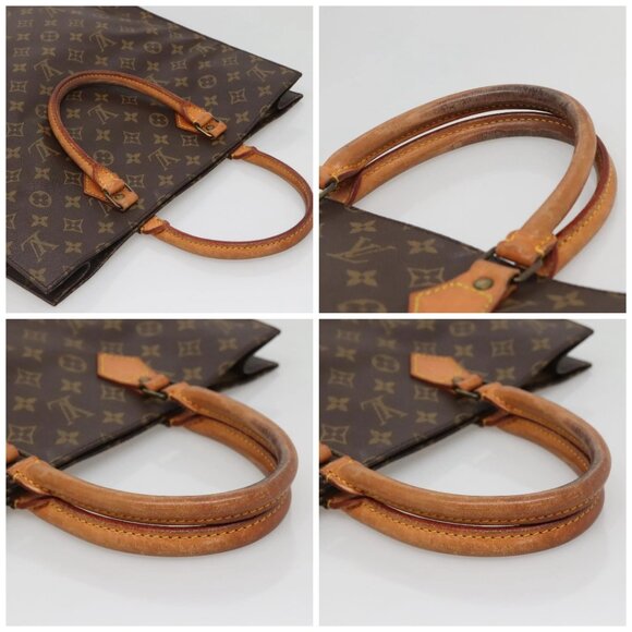 LOUIS VUITTON Monogram Sac Plat Hand Bag M51140 LV Auth 142198 - Picture 16 of 16